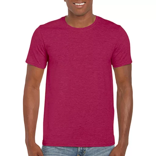 Férfi póló  Rövid ujjú Gildan Softstyle Ring Spun T-Shirt   Heather bíbor   urespolo.hu
