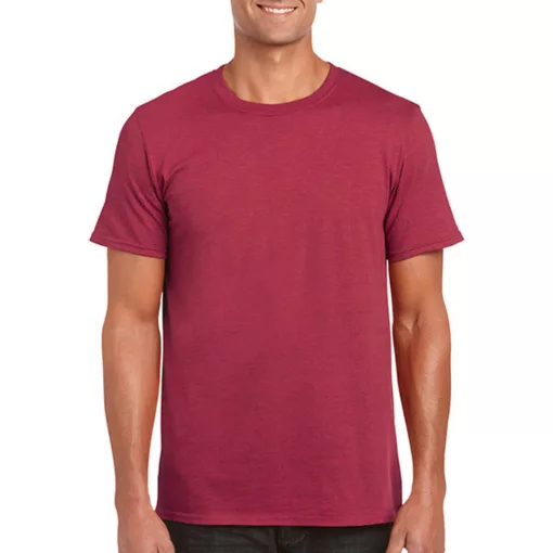 Férfi póló  Rövid ujjú Gildan Softstyle Ring Spun T-Shirt   Antik meggypiros   urespolo.hu