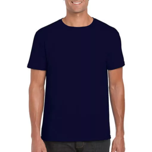 Férfi póló  Rövid ujjú Gildan Softstyle Ring Spun T-Shirt   Azálea (világos rózsaszín)   uresp
