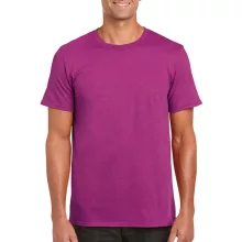 Férfi póló  Rövid ujjú Gildan Softstyle Ring Spun T-Shirt   Antik heliconia (sötét rózsaszín)