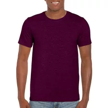Férfi póló  Rövid ujjú Gildan Softstyle Ring Spun T-Shirt   Maroon   urespolo.hu