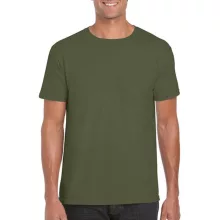 Férfi póló  Rövid ujjú Gildan Softstyle Ring Spun T-Shirt   Katonai zöld   urespolo.hu