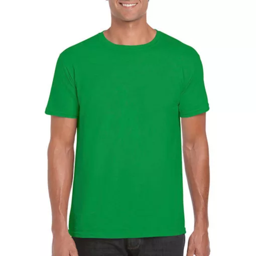 Férfi póló  Rövid ujjú Gildan Softstyle Ring Spun T-Shirt   Ír zöld   urespolo.hu