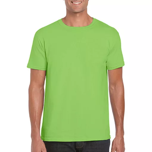 Férfi póló  Rövid ujjú Gildan Softstyle Ring Spun T-Shirt   Lime zöld   urespolo.hu
