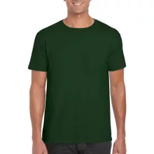 Férfi póló  Rövid ujjú Gildan Softstyle Ring Spun T-Shirt   Sötétzöld   urespolo.hu