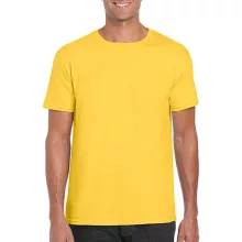 Férfi póló  Rövid ujjú Gildan Softstyle Ring Spun T-Shirt   Daisy (százszorszép sárga)   uresp