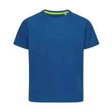 Gyerek rövid ujjú póló Stedman Active 140 Raglan Kids M (134-140), Királykék