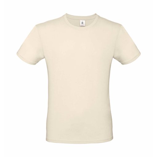 Férfi rövid ujjú póló B&C #E150 T-Shirt -S, Naturál
