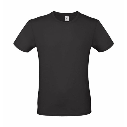 Férfi rövid ujjú póló B&C #E150 T-Shirt -XL, Fekete
