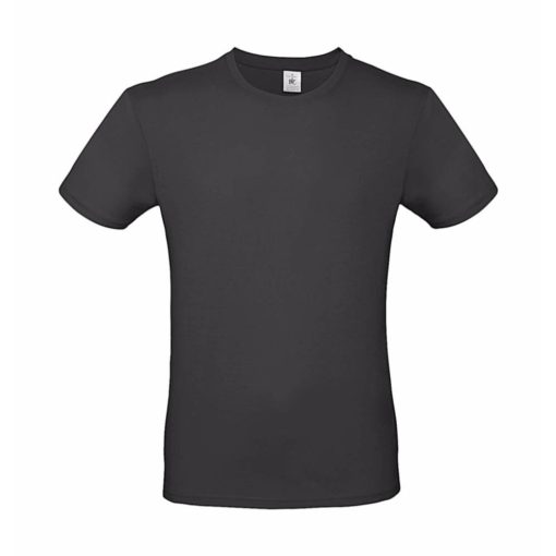 Csomag akciós póló (minimum 3 db) Férfi rövid ujjú póló B&C #E150 T-Shirt -XS, Használt fekete