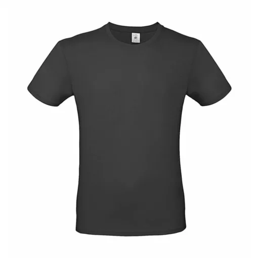 Csomag akciós póló (minimum 5 db) Férfi rövid ujjú póló B&C #E150 T-Shirt -L, Használt fek