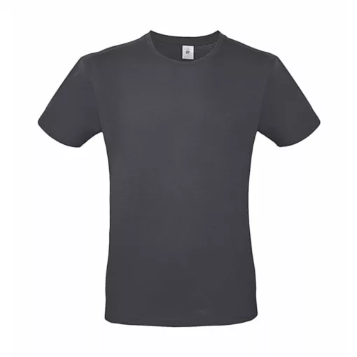 Csomag akciós póló (minimum 5 db) Férfi rövid ujjú póló B&C #E150 T-Shirt -L, Sötétszürke