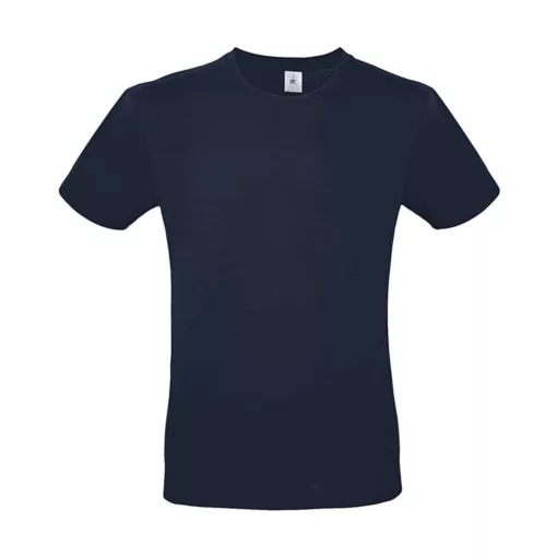 Férfi rövid ujjú póló B&C #E150 T-Shirt -3XL, Sötétkék (navy)