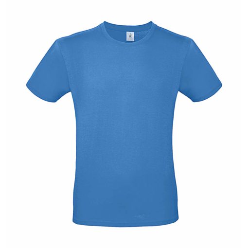 Férfi rövid ujjú póló B&C #E150 T-Shirt -XL, Azur kék
