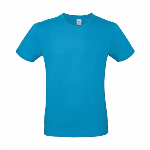 Csomag akciós póló (minimum 5 db) Férfi rövid ujjú póló B&C #E150 T-Shirt -L, Atoll kék