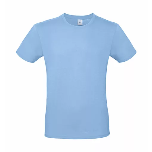 Csomag akciós póló (minimum 5 db) Férfi rövid ujjú póló B&C #E150 T-Shirt -L, Ég kék