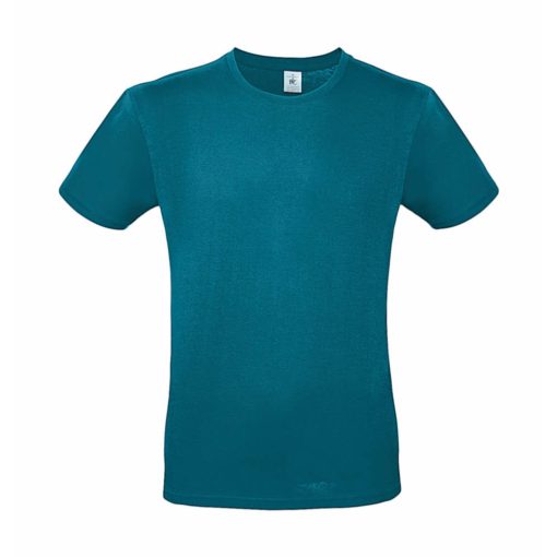 Férfi rövid ujjú póló B&C #E150 T-Shirt -M, Díva kék