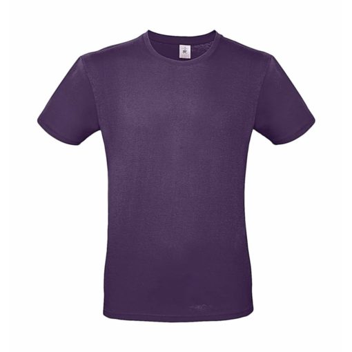 Férfi rövid ujjú póló B&C #E150 T-Shirt -S, Városi lila