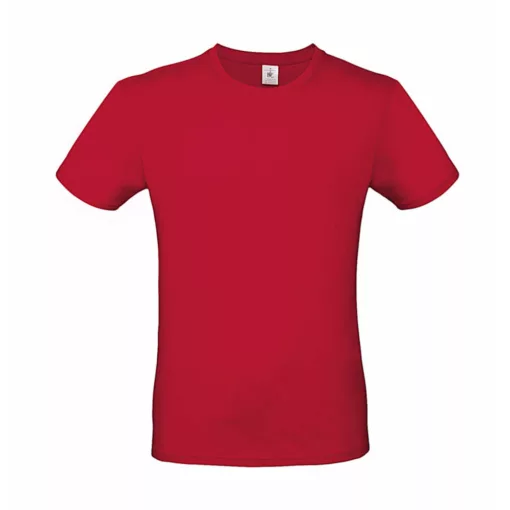 Csomag akciós póló (minimum 5 db) Férfi rövid ujjú póló B&C #E150 T-Shirt -L, Mély piros