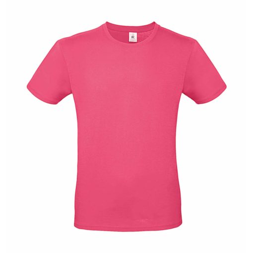 Csomag akciós póló (minimum 5 db) Férfi rövid ujjú póló B&C #E150 T-Shirt -XS, Fuchsia