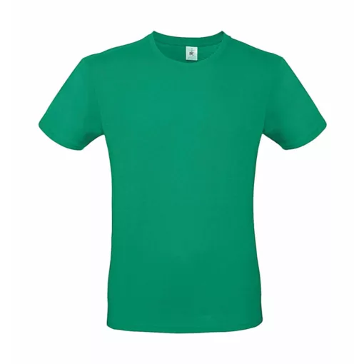 Csomag akciós póló (minimum 5 db) Férfi rövid ujjú póló B&C #E150 T-Shirt -L, Kelly zöld