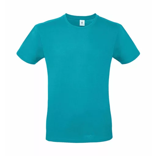 Csomag akciós póló (minimum 5 db) Férfi rövid ujjú póló B&C #E150 T-Shirt -L, Igazi türkiz