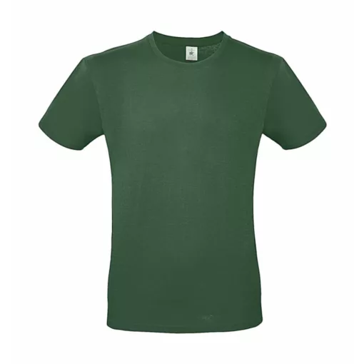 Csomag akciós póló (minimum 5 db) Férfi rövid ujjú póló B&C #E150 T-Shirt -L, Sötétzöld