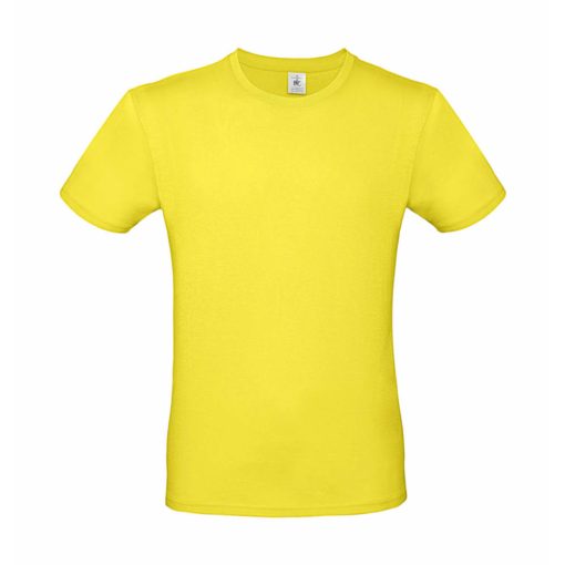 Férfi rövid ujjú póló B&C #E150 T-Shirt -XS, Napsárga