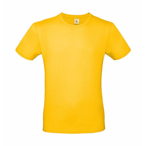 Csomag akciós póló (minimum 3 db) Férfi rövid ujjú póló B&C #E150 T-Shirt -XS, Aranysárga