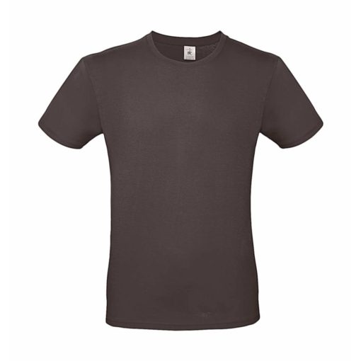 Férfi rövid ujjú póló B&C #E150 T-Shirt -XS, Barna medve