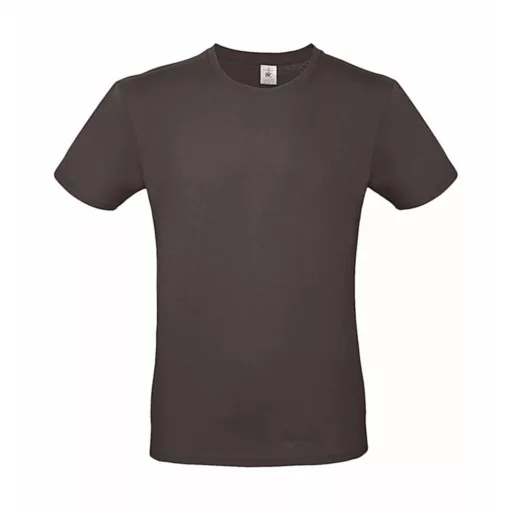 Csomag akciós póló (minimum 5 db) Férfi rövid ujjú póló B&C #E150 T-Shirt -L, Barna medve