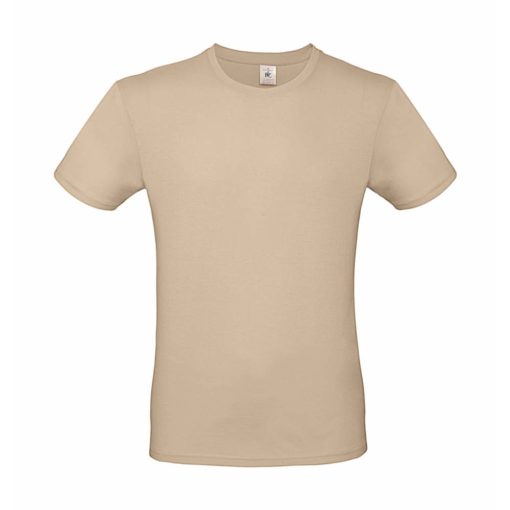 Férfi rövid ujjú póló B&C #E150 T-Shirt -XS, Homokbarna