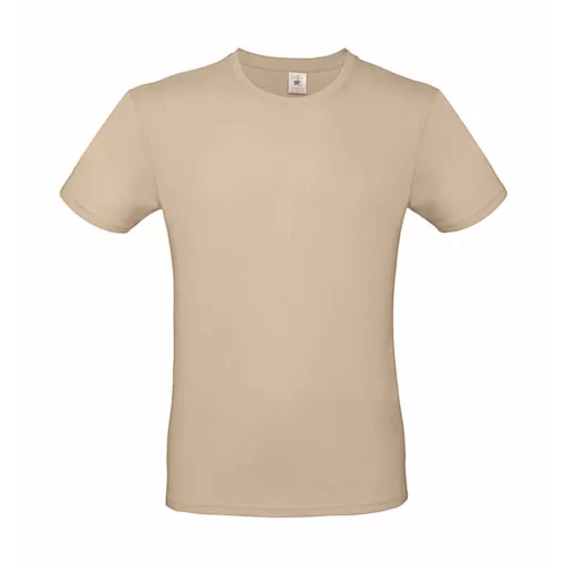 Csomag akciós póló (minimum 5 db) Férfi rövid ujjú póló B&C #E150 T-Shirt -L, Homokbarna