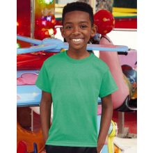 Gyerek rövid ujjú póló Fruit of the Loom Kids Valueweight T 92 (1-2), Fehér