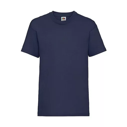 Gyerek póló  Rövid ujjú Fruit of the Loom Valueweight T Kids   Sötétkék (navy)   urespolo.hu