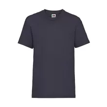 Gyerek póló  Rövid ujjú Fruit of the Loom Valueweight T Kids   Mély sötétkék (navy)   urespolo.