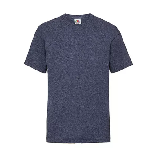Gyerek póló  Rövid ujjú Fruit of the Loom Valueweight T Kids   Vintage Heather Sötétkék   uresp