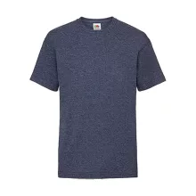Gyerek póló  Rövid ujjú Fruit of the Loom Valueweight T Kids   Vintage Heather Sötétkék   uresp