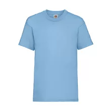 Gyerek póló  Rövid ujjú Fruit of the Loom Valueweight T Kids   Ég kék   urespolo.hu