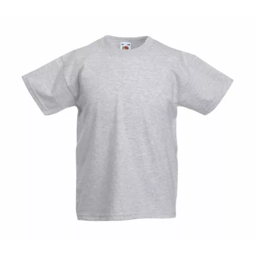 Gyerek póló  Rövid ujjú Fruit of the Loom Valueweight T Kids   Ég kék   urespolo.hu