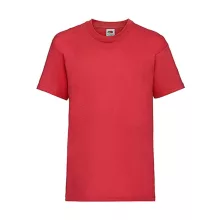 Gyerek póló  Rövid ujjú Fruit of the Loom Valueweight T Kids   Piros   urespolo.hu
