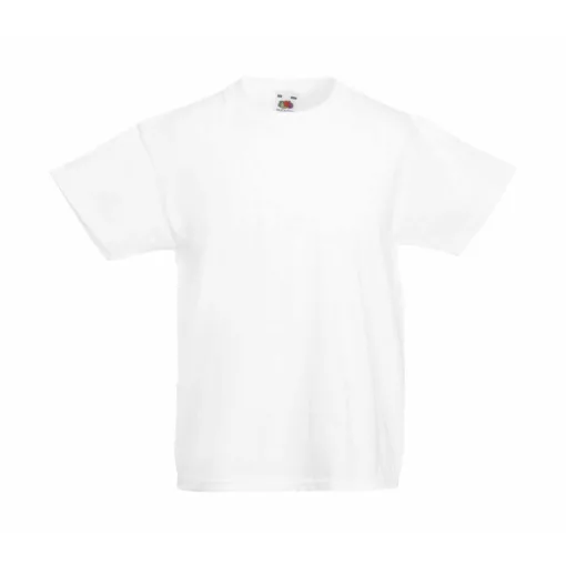 Gyerek póló  Rövid ujjú Fruit of the Loom Valueweight T Kids   Vintage Heather Piros   urespolo
