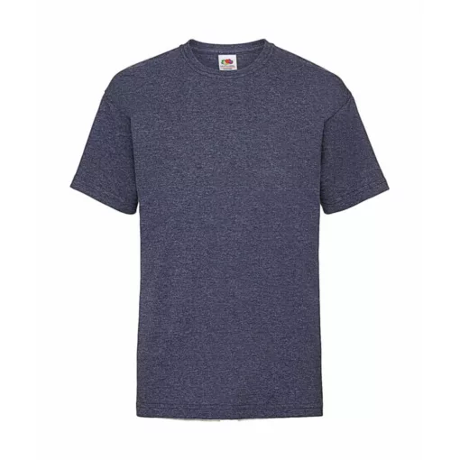 Gyerek póló  Rövid ujjú Fruit of the Loom Valueweight T Kids   Vintage Heather Piros   urespolo