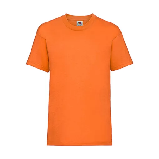 Gyerek póló  Rövid ujjú Fruit of the Loom Valueweight T Kids   Narancssárga   urespolo.hu