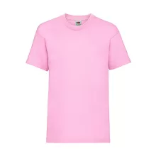 Gyerek póló  Rövid ujjú Fruit of the Loom Valueweight T Kids   Világos rózsaszín (pink)   uresp