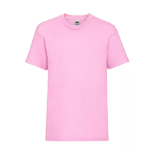 Gyerek póló  Rövid ujjú Fruit of the Loom Valueweight T Kids   Világos rózsaszín (pink)   uresp