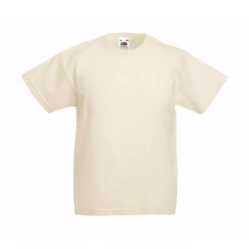 Gyerek póló  Rövid ujjú Fruit of the Loom Valueweight T Kids   Fuchsia   urespolo.hu