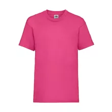 Gyerek póló  Rövid ujjú Fruit of the Loom Valueweight T Kids   Fuchsia   urespolo.hu