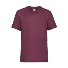 Gyerek póló  Rövid ujjú Fruit of the Loom Valueweight T Kids   Burgundi vörös   urespolo.hu