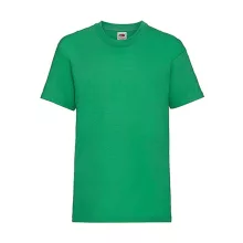 Gyerek póló  Rövid ujjú Fruit of the Loom Valueweight T Kids   Kelly zöld   urespolo.hu